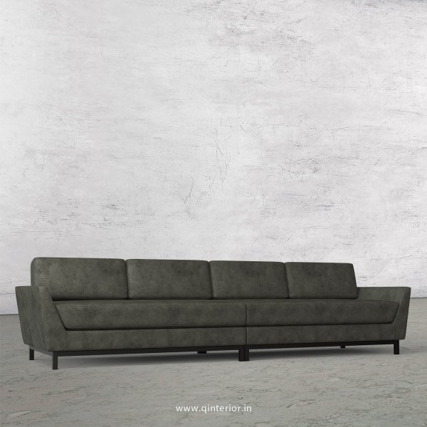 Blitz 4 Seater Sofa in Fab Leather Fabric - SFA002 FL07
