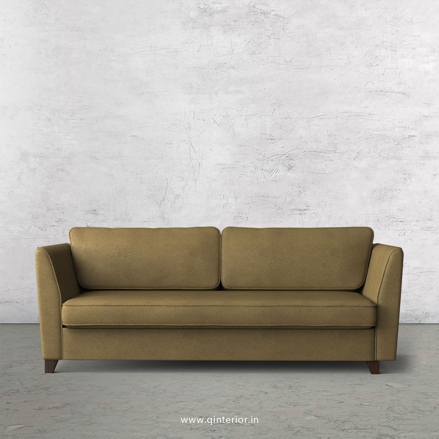 KINGSTONE 3 Seater Sofa in Fab Leather Fabric - SFA004 FL01