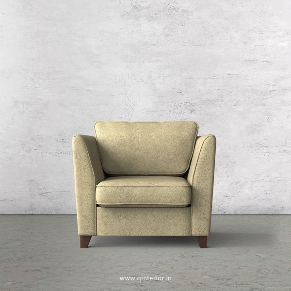 KINGSTONE 1 Seater Sofa in Fab Leather Fabric - SFA004 FL10