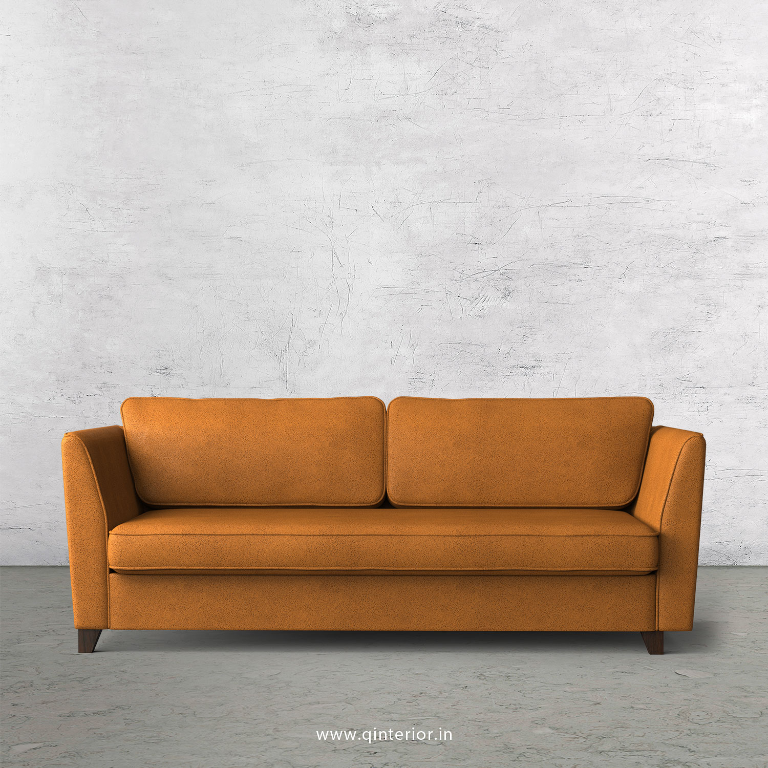 KINGSTONE 3 Seater Sofa in Fab Leather Fabric - SFA004 FL14