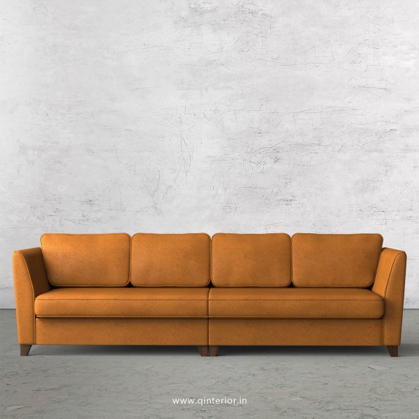 Kingstone 4 Seater Sofa in Fab Leather Fabric - SFA004 FL14