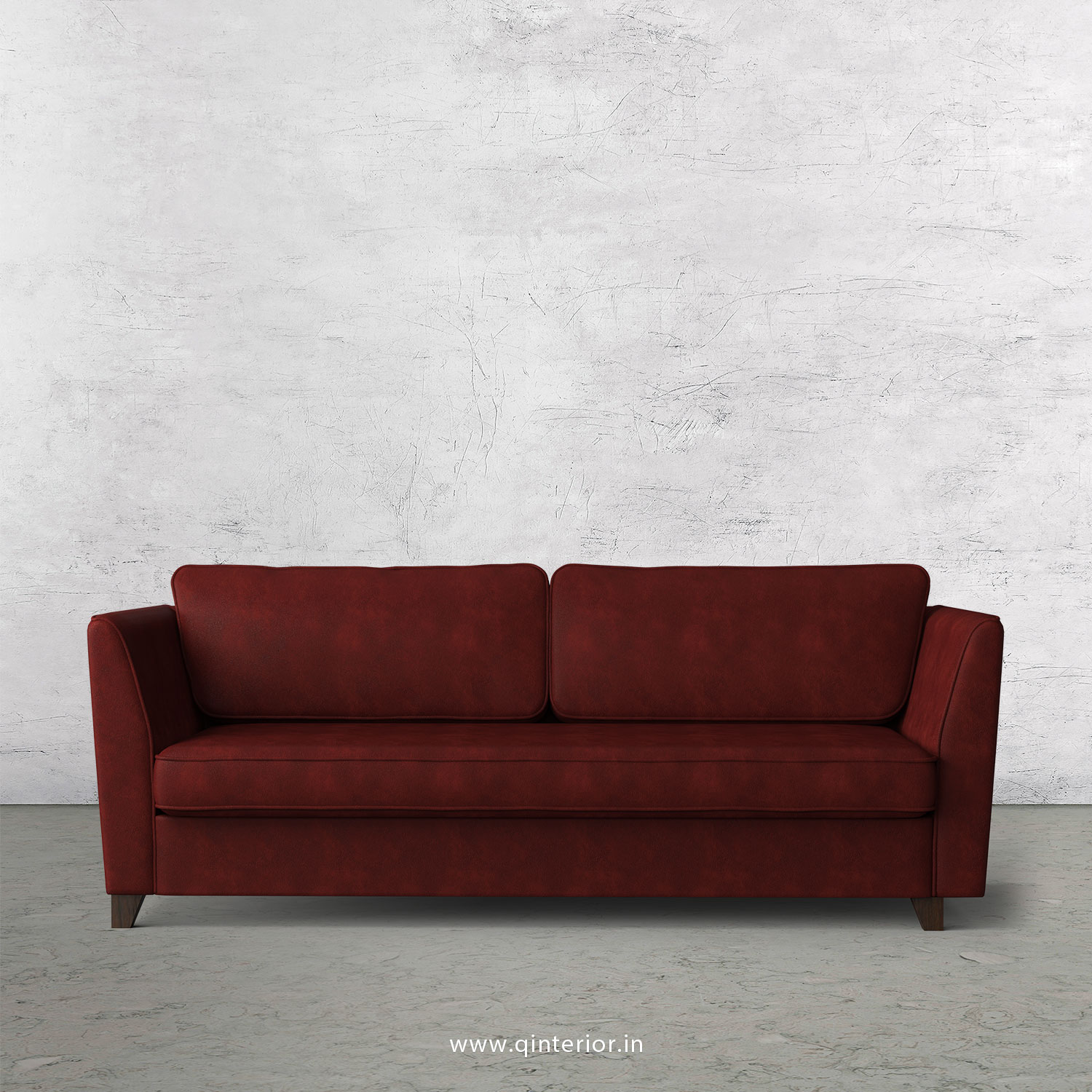KINGSTONE 3 Seater Sofa in Fab Leather Fabric - SFA004 FL17