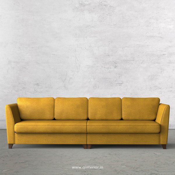 Kingstone 4 Seater Sofa in Fab Leather Fabric - SFA004 FL18