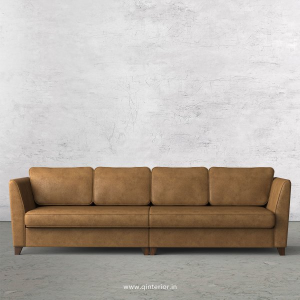 Kingstone 4 Seater Sofa in Fab Leather Fabric - SFA004 FL02