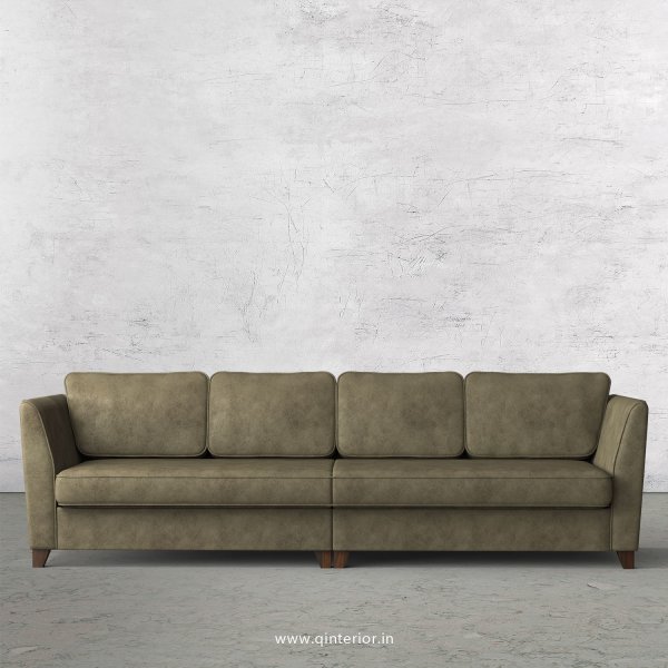 Kingstone 4 Seater Sofa in Fab Leather Fabric - SFA004 FL03