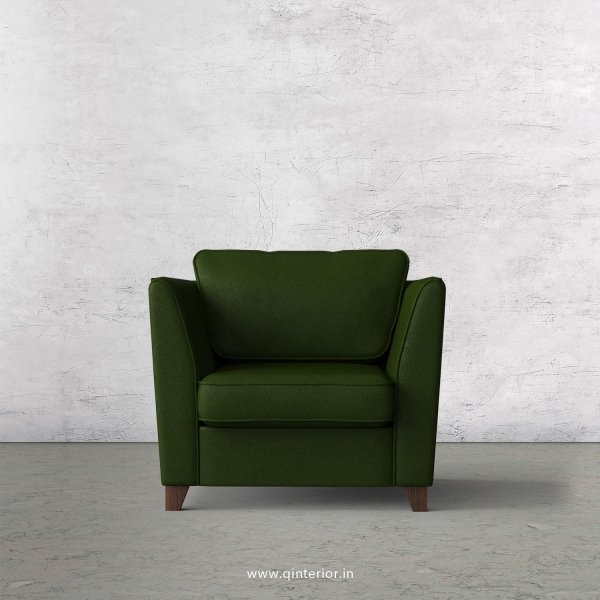 KINGSTONE 1 Seater Sofa in Fab Leather Fabric - SFA004 FL04