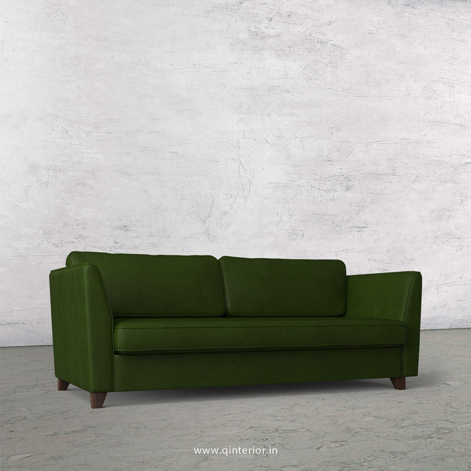 KINGSTONE 3 Seater Sofa in Fab Leather Fabric - SFA004 FL04