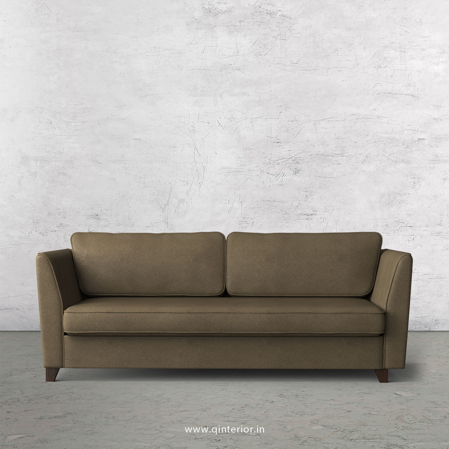 KINGSTONE 3 Seater Sofa in Fab Leather Fabric - SFA004 FL06