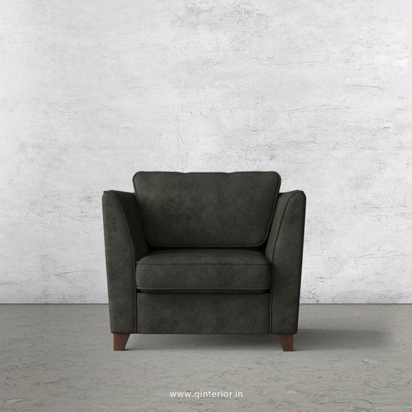 KINGSTONE 1 Seater Sofa in Fab Leather Fabric - SFA004 FL07