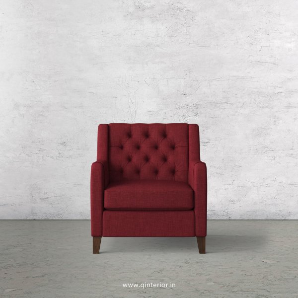 ELIGENCE 1 Seater Sofa in Cotton Fabric Fabric - SFA011 CP24