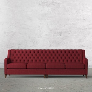 ELIGENCE 4 Seater Sofa in Cotton Fabric Fabric - SFA011 CP24