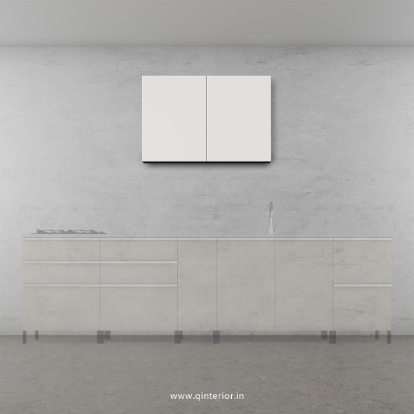 Lambent Kitchen Wall Cabinet in Walnut and Pale Grey Finish - KWC006 C23