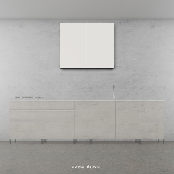 Lambent Kitchen Wall Cabinet in Walnut and Pale Grey Finish - KWC007 C23