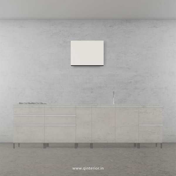 Lambent Kitchen Wall Cabinet in Walnut and Pale Grey Finish - KWC008 C23