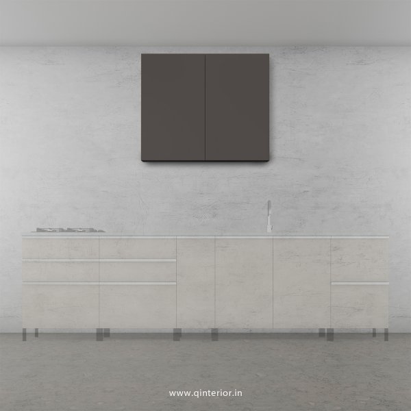 Lambent Kitchen Wall Cabinet in Oak and Slate Finish - KWC007 C19
