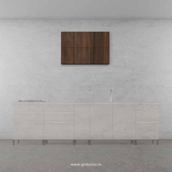 Stable Kitchen Wall Cabinet in Walnut Finish - KWC009 C1