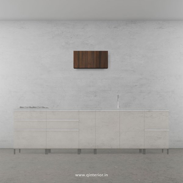 Stable Kitchen Wall Cabinet in Walnut Finish - KWC011 C1