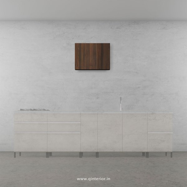 Stable Kitchen Wall Cabinet in Walnut Finish - KWC008 C1