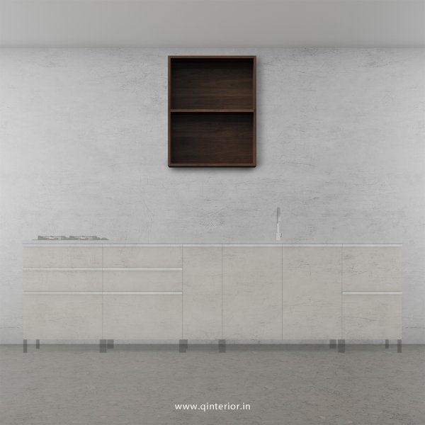 Stable Kitchen Wall Cabinet in Walnut Finish - KWC004 C1
