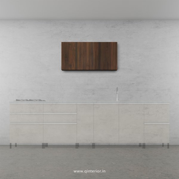 Stable Kitchen Wall Cabinet in Walnut Finish - KWC005 C1