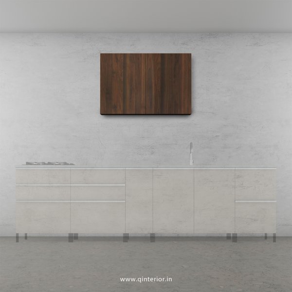 Stable Kitchen Wall Cabinet in Walnut Finish - KWC006 C1
