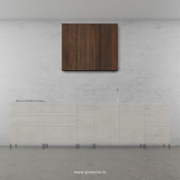 Stable Kitchen Wall Cabinet in Walnut Finish - KWC007 C1