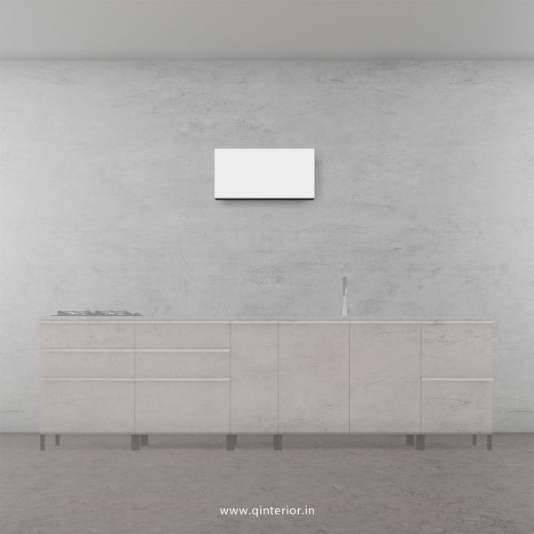 Lambent Kitchen Wall Cabinet in Teak and White Finish - KWC011 C6