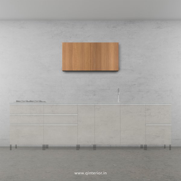 Lambent Kitchen Wall Cabinet in White and Oak Finish - KWC005 C86