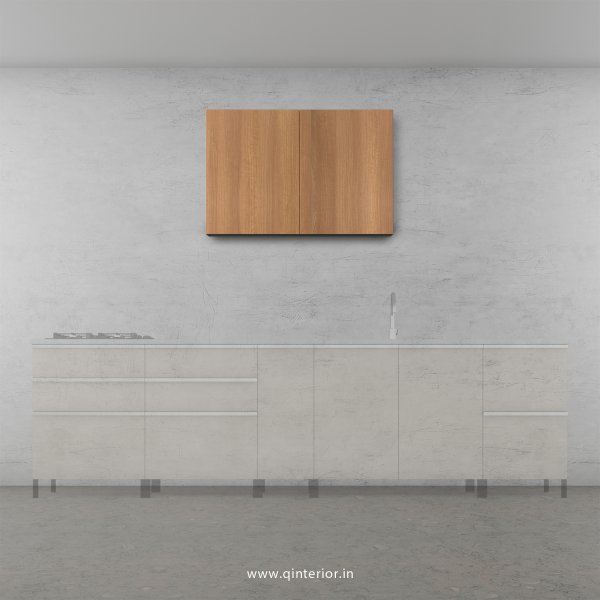 Lambent Kitchen Wall Cabinet in White and Oak Finish - KWC006 C86