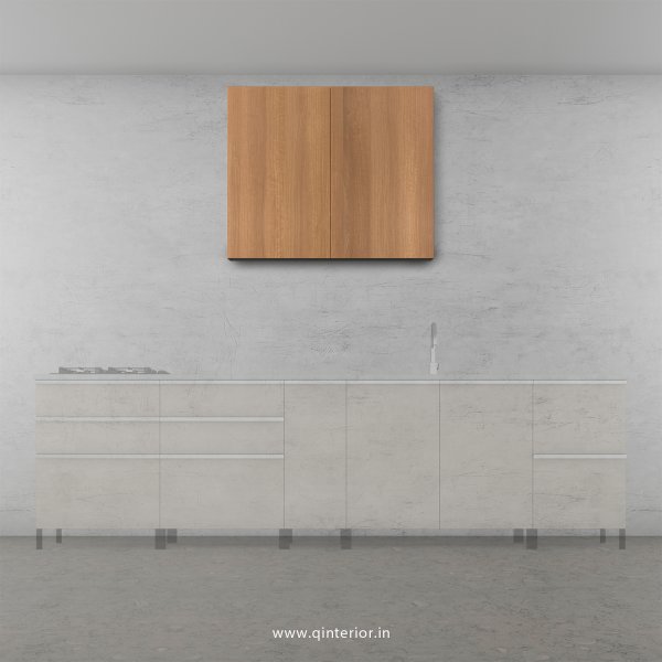 Lambent Kitchen Wall Cabinet in White and Oak Finish - KWC007 C86