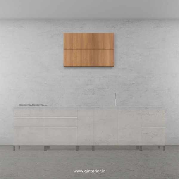 Lambent Kitchen Wall Cabinet in White and Oak Finish - KWC009 C86
