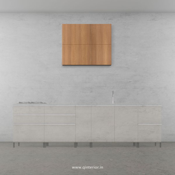 Lambent Kitchen Wall Cabinet in White and Oak Finish - KWC010 C86