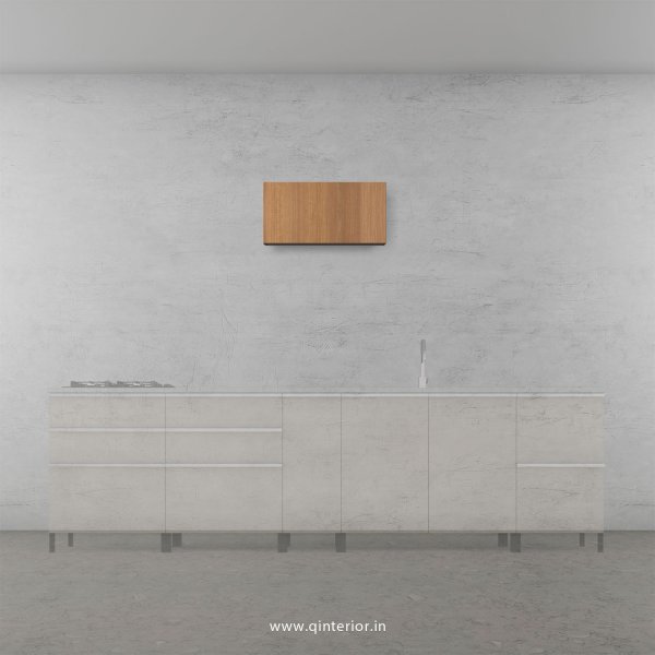 Lambent Kitchen Wall Cabinet in White and Oak Finish - KWC011 C86
