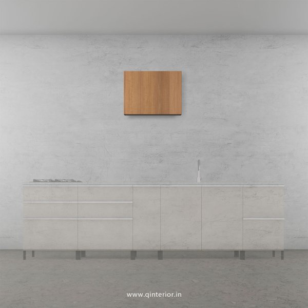 Lambent Kitchen Wall Cabinet in White and Oak Finish - KWC008 C86