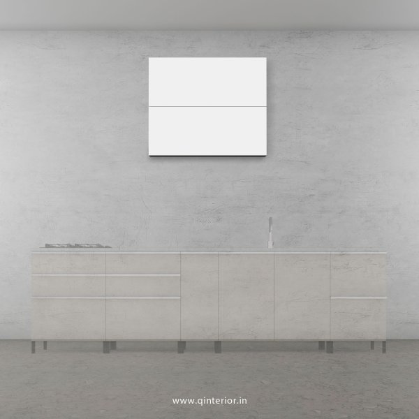 Stable Kitchen Wall Cabinet in White Finish - KWC010 C4