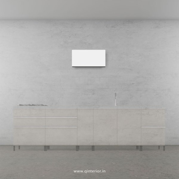 Stable Kitchen Wall Cabinet in White Finish - KWC011 C4