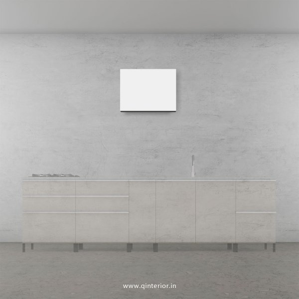 Stable Kitchen Wall Cabinet in White Finish - KWC008 C4