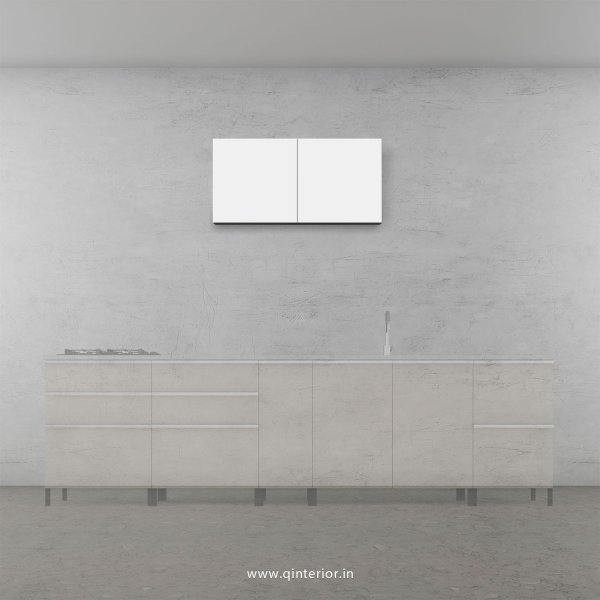 Stable Kitchen Wall Cabinet in White Finish - KWC005 C4