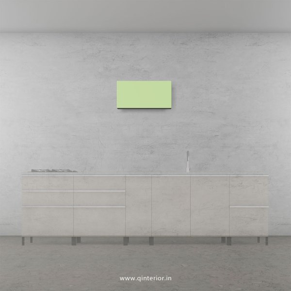 Lambent Kitchen Wall Cabinet in White and Pairie Green Finish - KWC011 C83