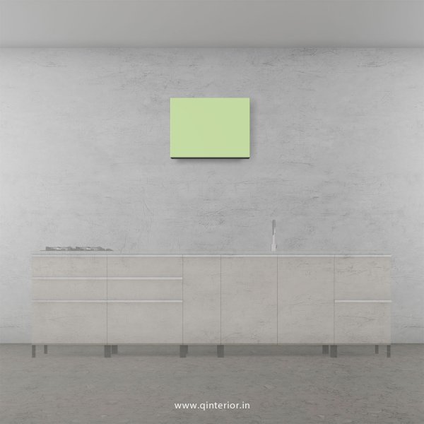 Lambent Kitchen Wall Cabinet in White and Pairie Green Finish - KWC008 C83