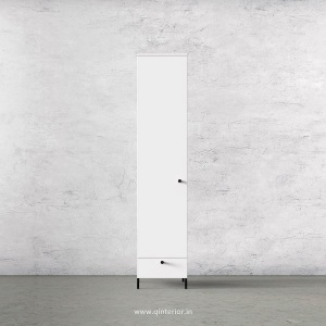 Stable 1 Door Wardrobe in White Finish – SWRD002 C4