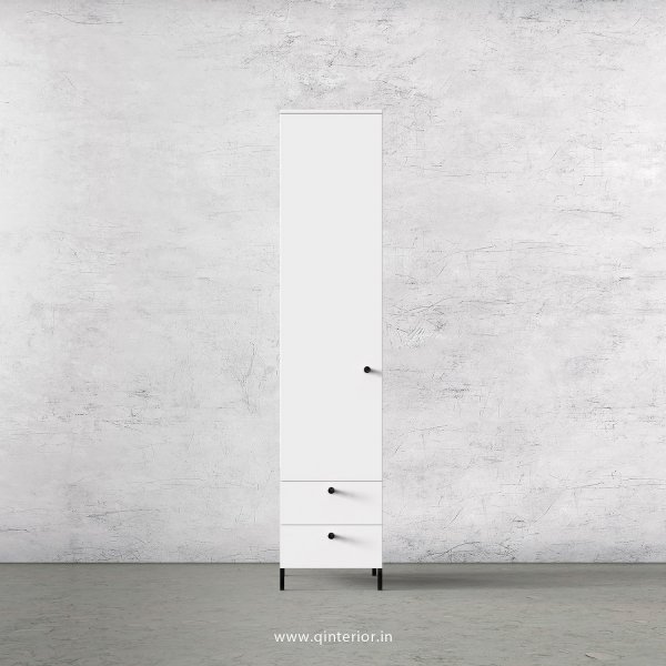Stable 1 Door Wardrobe in White Finish – SWRD004 C4