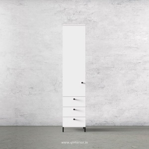 Stable 1 Door Wardrobe in White Finish – SWRD016 C4