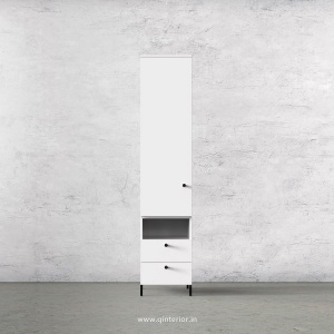 Stable 1 Door Wardrobe in White Finish – SWRD006 C4