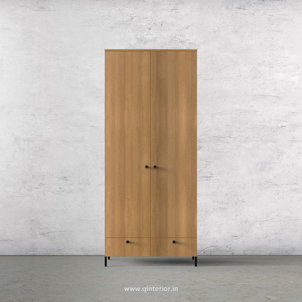Stable 2 Door Wardrobe in Oak Finish – DWRD002 C2