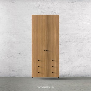 Stable 2 Door Wardrobe in Oak Finish – DWRD006 C2