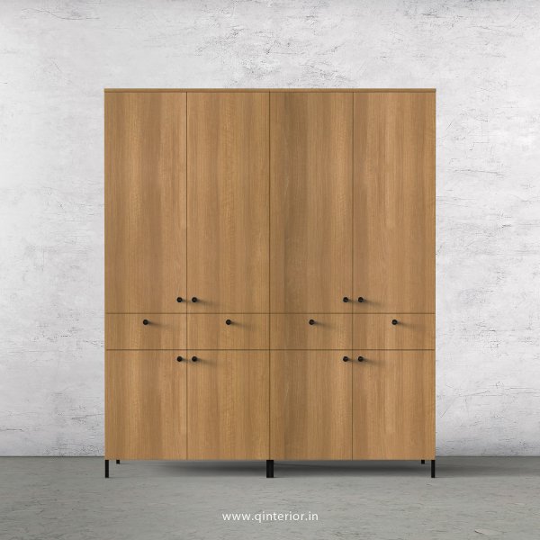 Stable 4 Door Wardrobe in Oak Finish – FWRD008 C2