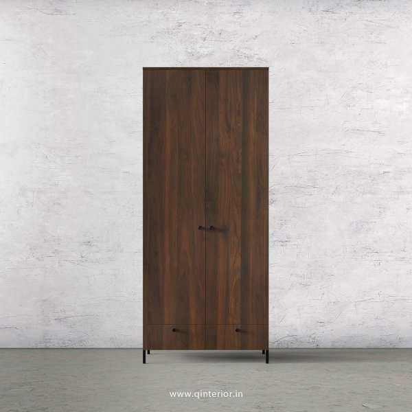 Stable 2 Door Wardrobe in Walnut Finish – DWRD002 C1