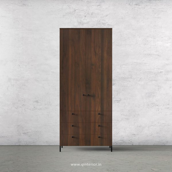 Stable 2 Door Wardrobe in Walnut Finish – DWRD006 C1