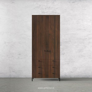Stable 2 Door Wardrobe in Walnut Finish – DWRD006 C1
